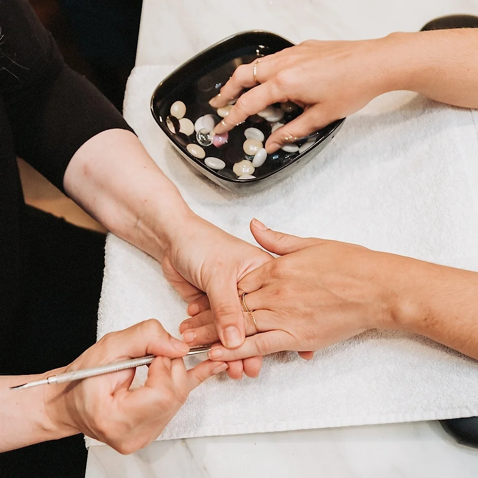 Signature manicure at Emerald City Day Spa